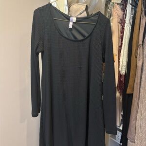 Elegant Black Long Sleeve Dress